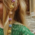 10 Pack Mini Flower Hair Claws - Multi - Konges Slojd