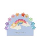 10 Pack Mini Star Hair Claws - Multi - Konges Slojd