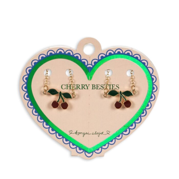 2 Pack Cherry Bestie Bracelets - Gold - Konges Slojd