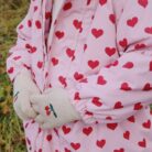 2 Pack Filla Gloves - Cherry/Stripe - Konges Slojd