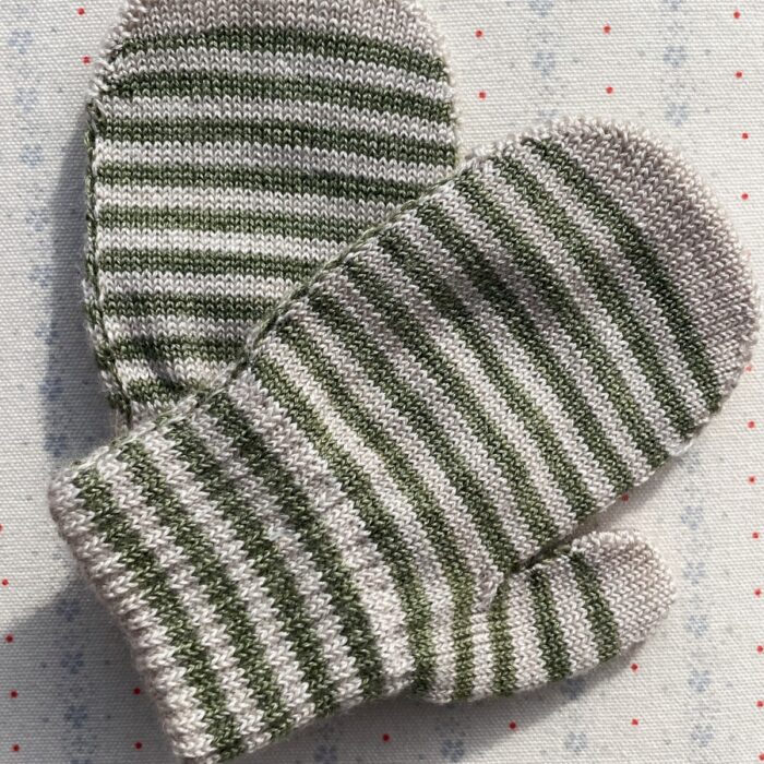 2 Pack Filla Mittens - Lemon/Stripe - Konges Slojd