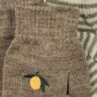 2 Pack Filla Mittens - Lemon/Stripe - Konges Slojd