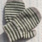 2 Pack Filla Mittens - Lemon/Stripe - Konges Slojd