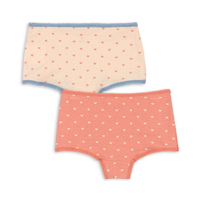 2 Pack Girl Hipster - Coeur Lantana/Teddy Coeur - Konges Slojd