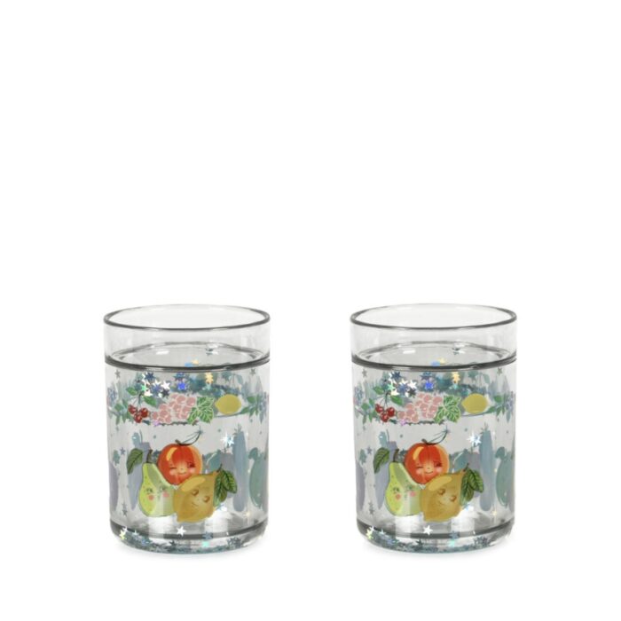 2 Pack Glitter Cups - Fruity - Konges Slojd