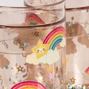 2 Pack Glitter Cups - Rainbow - Konges Slojd
