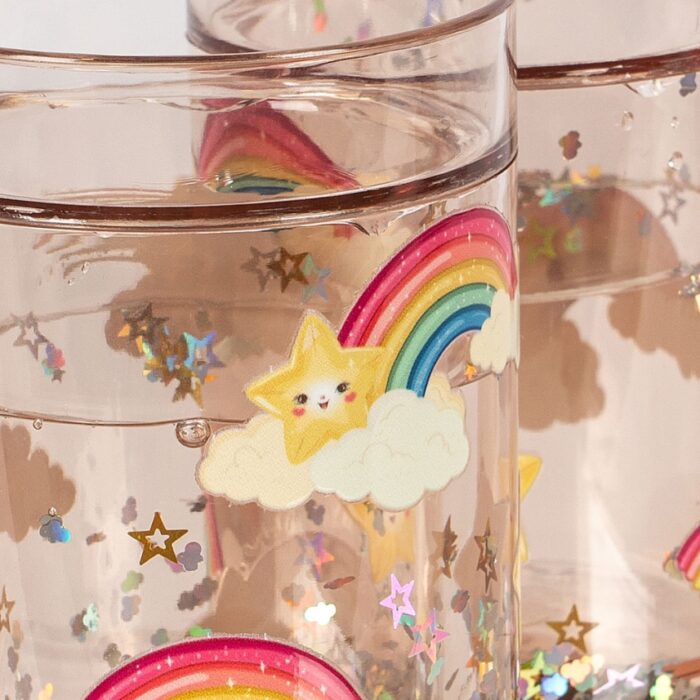 2 Pack Glitter Cups - Rainbow - Konges Slojd