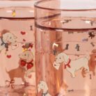 2 Pack Glitter Cups - Woof Letter Rose - Konges Slojd