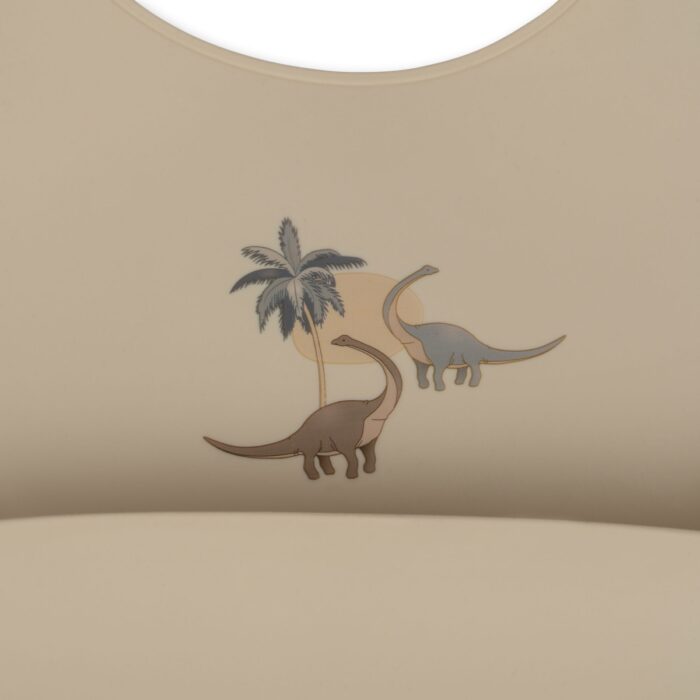 2 Pack Silicone Bib - Dino - Konges Slojd