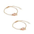 2 Pack Unicorn Bestie Bracelets - Gold - Konges Slojd