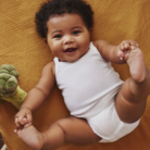 2 pack babybody zonder mouwen - wit - Petit Bateau