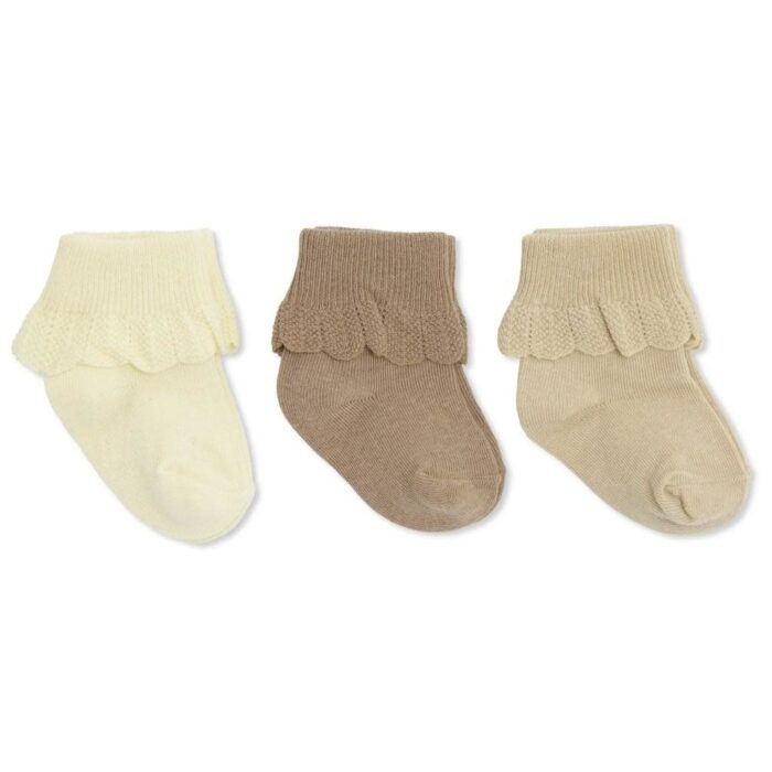 3-PACK LACE SOCKS - AFTERGLOW - Konges Slojd 3-PACK LACE SOCKS - AFTERGLOW - Konges Slojd