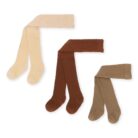 3 pack pointelle tights - Konges Slojd - Picante/Sun/Tigers Eye