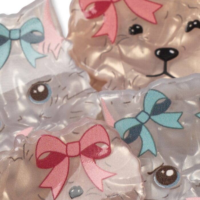 4 Pack Small Hair Claw - Multi - Konges Slojd