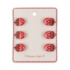 6 Pack Mini Fraise Hair Claws - Strawberry - Konges Slojd