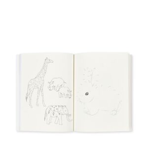 Activity Book With Color Pencils - Off White - Konges Slojd