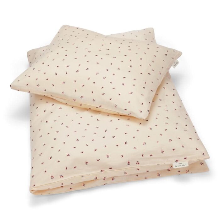 Adult Bedset - Bloom Red Blue - Konges Slojd