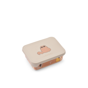 Ako Tritan Snack Box - Cats and Dogs / Sandy - Liewood