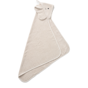 Albert Elephant Hooded Towel - Sandy - Liewood