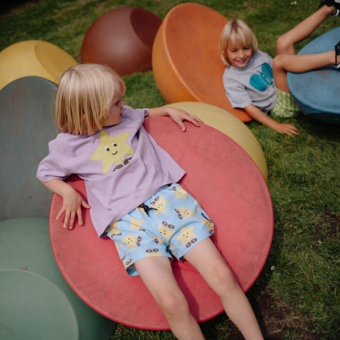 All Stars Swim Shorts Sky Blue - Daily Brat All Stars Swim Shorts Sky Blue - Daily Brat