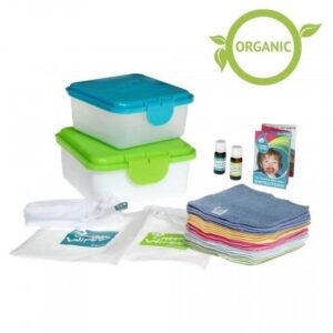 All in one Baby Wipes Kit - Organic Rainbow - Cheeky Wipes