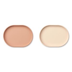 Anita Breakfast Plate - 2p - Rose/Blossom - Liewood