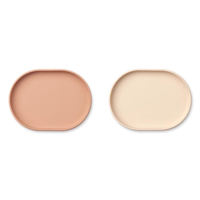 Anita Breakfast Plate - 2p - Rose/Blossom - Liewood Anita Breakfast Plate - 2p - Rose/Blossom - Liewood