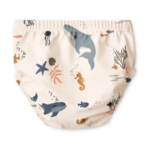 Anthony Baby Printed Swim Pants - Sea creature / Sandy - Liewood Anthony Baby Printed Swim Pants - Sea creature / Sandy - Liewood