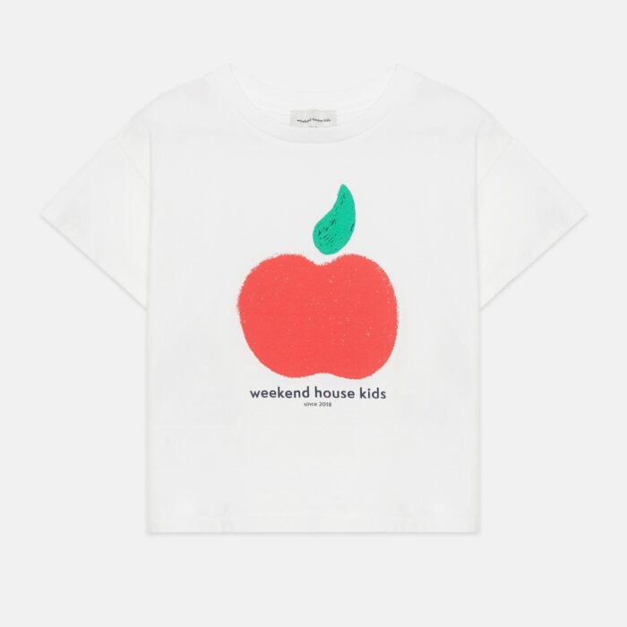 Apple shape t-shirt - White - Weekend House Kids Apple shape t-shirt - White - Weekend House Kids