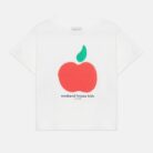 Apple shape t-shirt - White - Weekend House Kids
