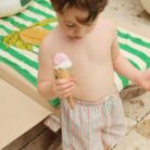 Asnou Swim Shorts - Blush Stripe - Konges Slojd