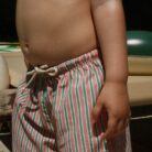Asnou Swim Shorts - Blush Stripe - Konges Slojd