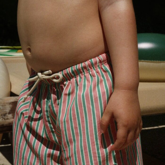 Asnou Swim Shorts - Blush Stripe - Konges Slojd