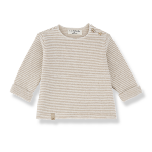 Aubin L.Sleeve T-Shirt - Beige - 1+ In The Family