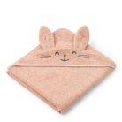 Augusta Rabbit Hooded Towel - Pale tuscany - Liewood