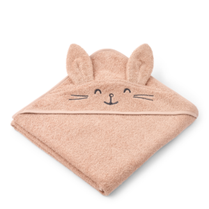 Augusta Rabbit Hooded Towel - Pale tuscany - Liewood
