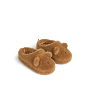 Aviaja Bear Slippers - Golden caramel - Liewood Aviaja Bear Slippers - Golden caramel - Liewood