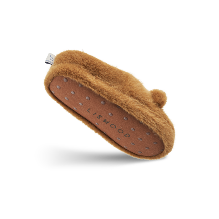 Aviaja Bear Slippers - Golden caramel - Liewood Aviaja Bear Slippers - Golden caramel - Liewood