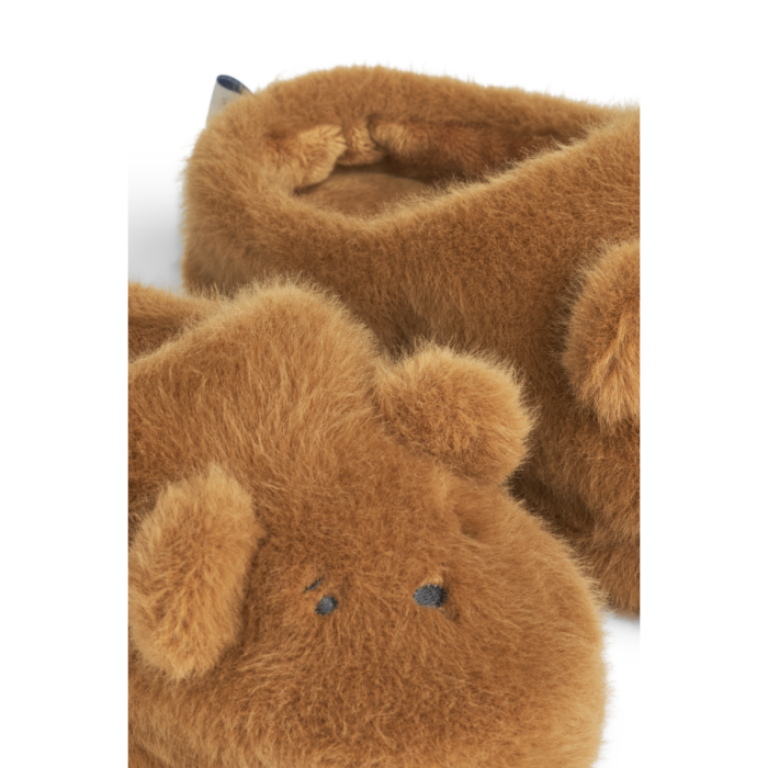 Aviaja Bear Slippers - Golden caramel - Liewood Aviaja Bear Slippers - Golden caramel - Liewood