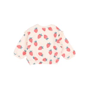 BB Strawberry Sweatshirt - Cream Pink - Buho BB Strawberry Sweatshirt - Cream Pink - Buho