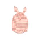 BB Stripes Romper - Coral - Buho