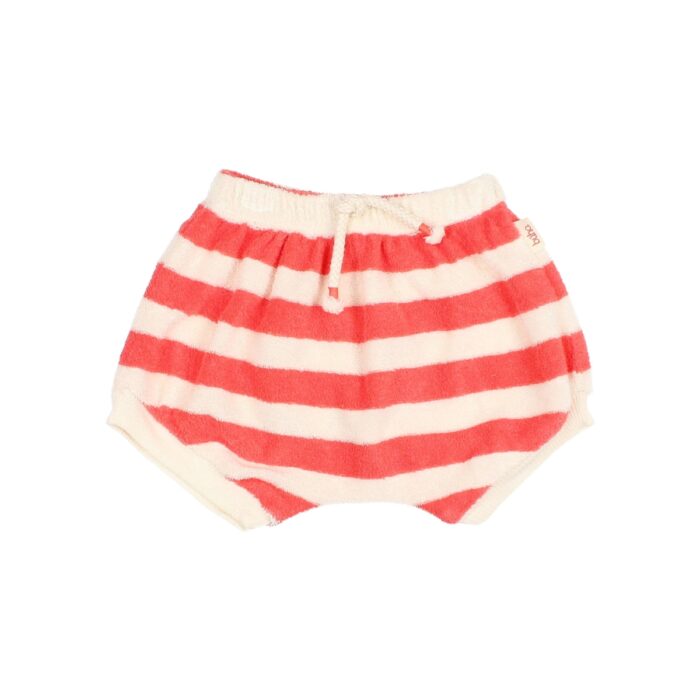 BB Terry Stripes Shorts - Coral - Buho BB Terry Stripes Shorts - Coral - Buho