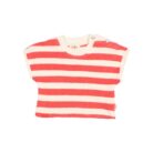 BB Terry Stripes T-Shirt - Coral - Buho