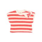 BB Terry Stripes T-Shirt - Coral - Buho
