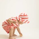 BB Terry Stripes T-Shirt - Coral - Buho