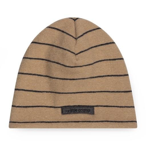 Baby Stripes Beanie - Camel - My Little Cozmo Baby Stripes Beanie - Camel - My Little Cozmo