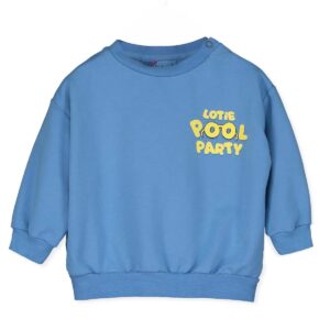 Baby Sweatshirt - Lotie Pool Party Baja Blue - Lotiekids