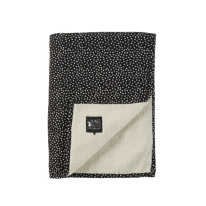 Babydekentje Cozy Dots Black - 70x100 - Mies & Co