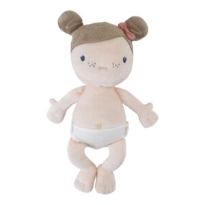 Babypop Rosa met mandje en toebehoren - Little Dutch