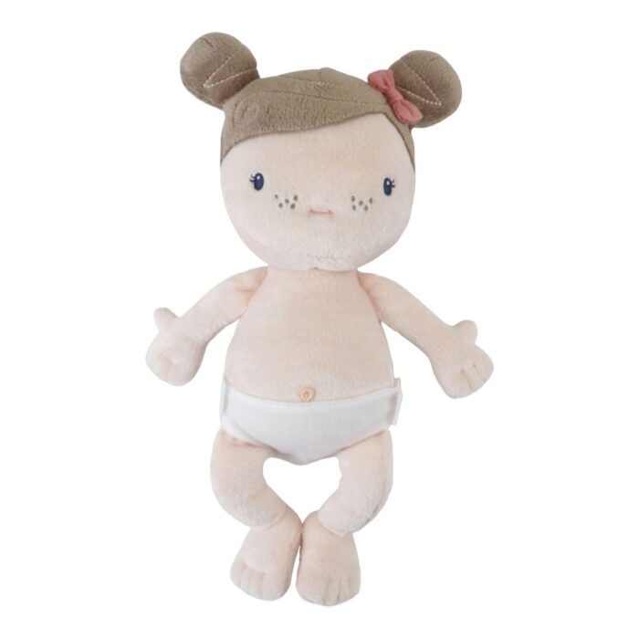 Babypop Rosa met mandje en toebehoren - Little Dutch Babypop Rosa met mandje en toebehoren - Little Dutch